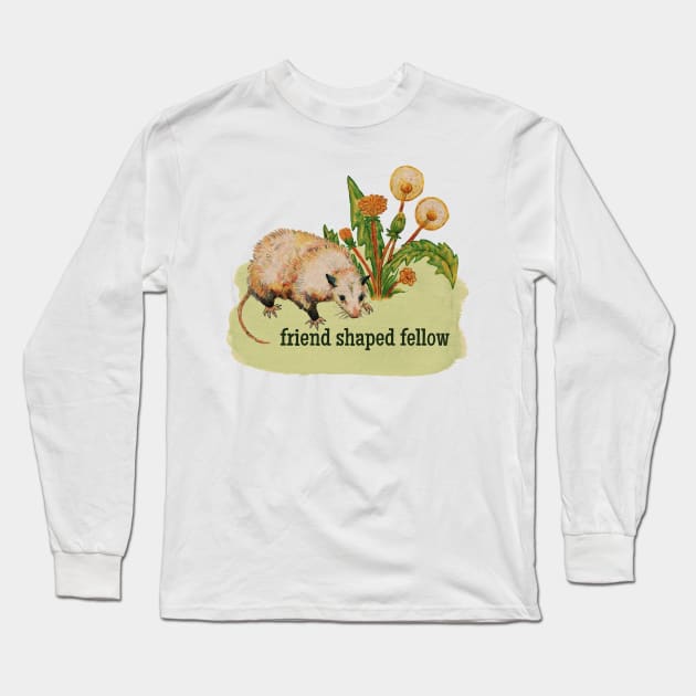 friend shaped fellow Long Sleeve T-Shirt by JuniperMew